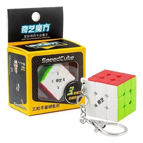 Cubo Rubik Llavero X Qiyi Stickerless Speed Cube Original Mercadolibre