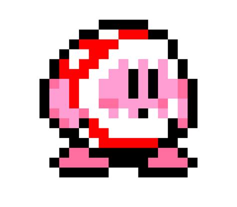 Kirby Pixel Art Maker : Editable online pixel art of kirby.