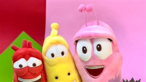 Tinuan New Koreon Cartoon Creative Larva Plush Toy Red