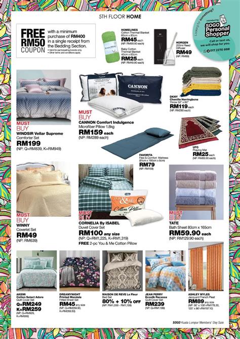 Sogo Kuala Lumpur Members Day Sale Catalogue Mar Mar