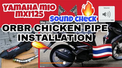 Mio Mxi Installing A Pipe Soundcheck Orbr Chicken Pipe V Youtube