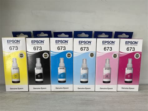 Epson 673 чернила картридж Оптом: 13 000 тг. - Расходные материалы ...