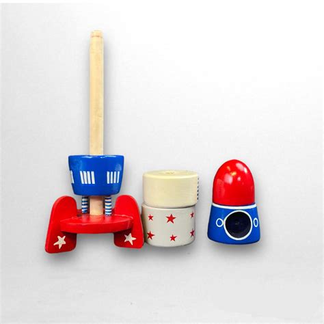 Wooden Rocket | Stacking Toy | Channapatna Toys– CultureShoppe