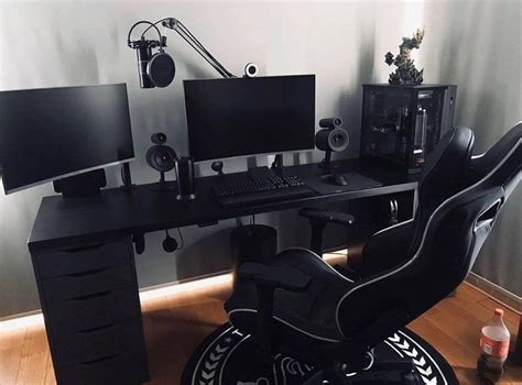 Gaming Desk Setup, Computer Gaming Room, Pc Setup, Gaming Chair, Cheap ...