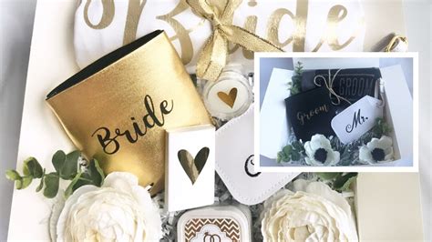 Bride & Groom Gift Box Set Couples Gift Congratulations - Etsy