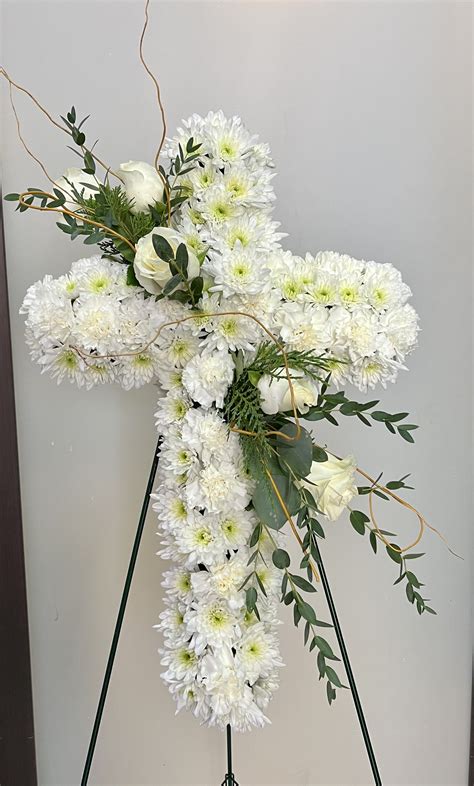 Forever Loved Sympathy Cross by Premier Flowers Memphis