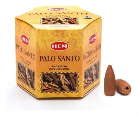 Cono Hem Reflujo Fragancia Palo Santo En Caja X Unidades G