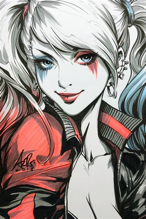 Harley Quinn By Stanley Lau Artgerm Harley Quinn Art Chicas Arte Cómico Joker Y Harley Quinn