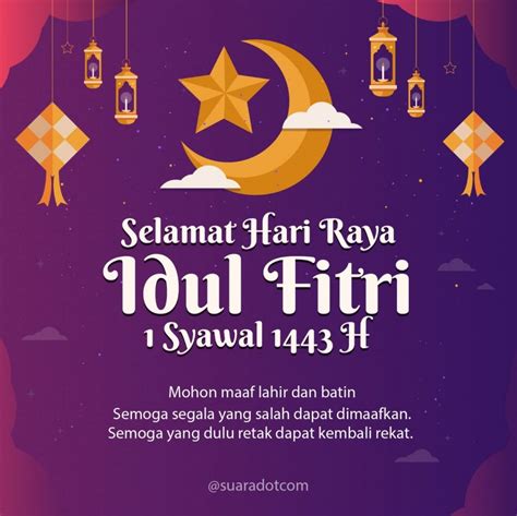 Gambar Ucapan Idul Fitri Gratis Untuk Jadi Status Atau Dikirim