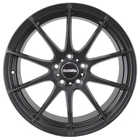 Jogo De Rodas Esportivas GTRS Aro 18x8 5 5x100 Rodera Preta