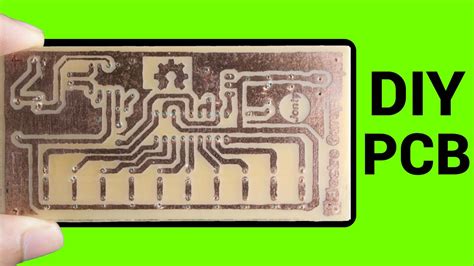 How To Make A PCB At Home DIY PCB Etching YouTube