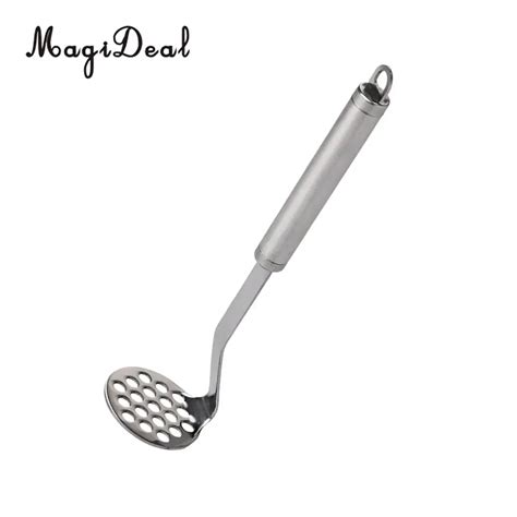 Stainless Steel Potato Vegetable Masher Ricer Kitchen Gadget Hand Tool