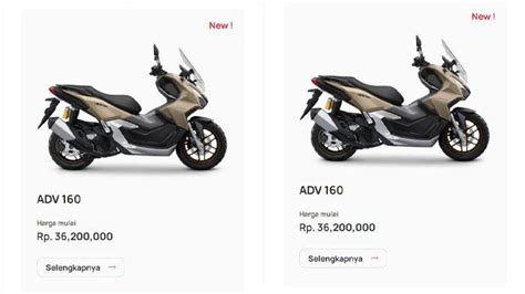 Motor Honda ADV 160 Harga Rp 36 Jutaan Di Bulan Januari 2024 Simak