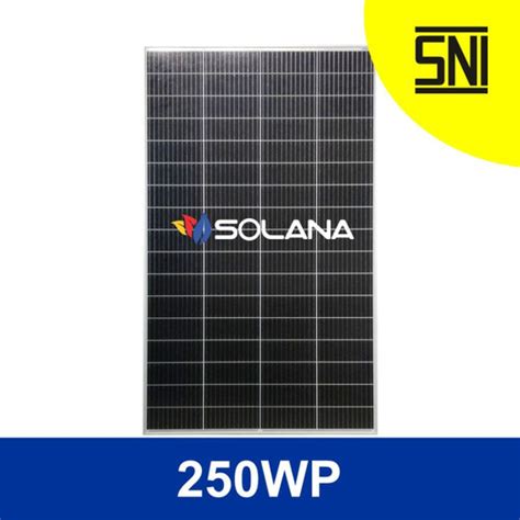 Jual Solana Solar Panel Panel Surya Solar Cell Module Mono Sni Wp