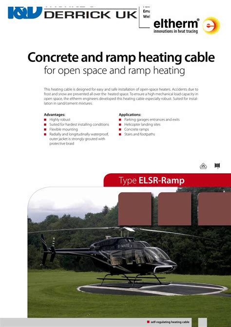 PDF Eltherm ELSR Ramp Heat Trace Cable Spec Sheet DOKUMEN TIPS