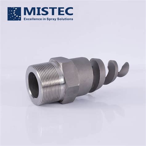 Stainless Steel Hollow Cone Spiral Spray Nozzles SPJT Series Hollow Cone