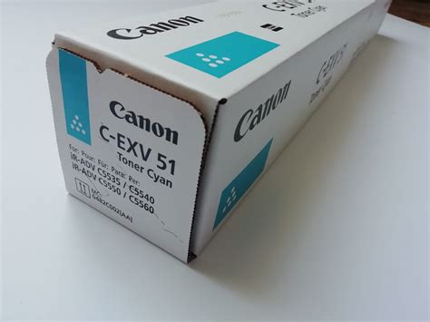 Oryginalny toner CANON C-EXV 51 CYAN – Forcopy.com.pl