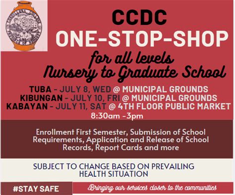 Ccdc One Stop Shop Tuba Kibungan And Kabayan Cordillera Career