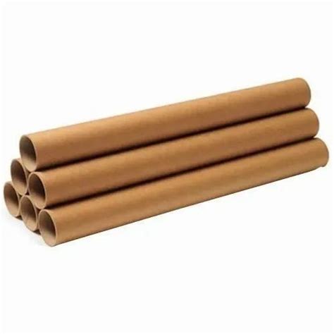 Cm Brown Kraft Paper Tubes For Packaging Thickness Mm At Rs