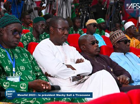 12 Photos Mawlid 2023 La Visite Du Président Macky Sall à Tivaoune