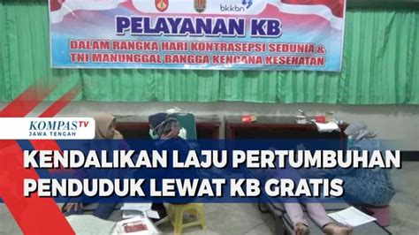 Kendalikan Laju Pertumbuhan Penduduk Di Semarang Lewat KB Gratis