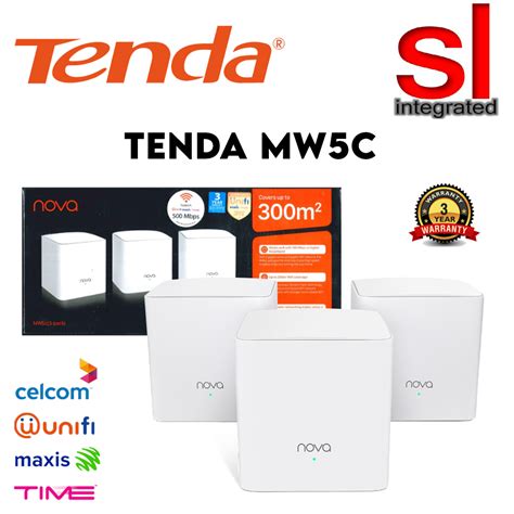 MW5c 3 Pack 2 Pack AC1200 Whole Home Mesh WiFi System Dual Band