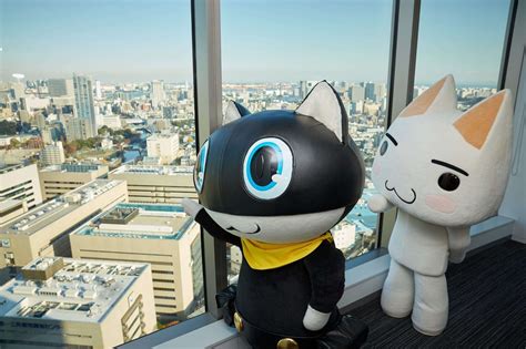 PlayStation Japan Mascot Toro Visits Atlus Office and Morgana - Persona ...