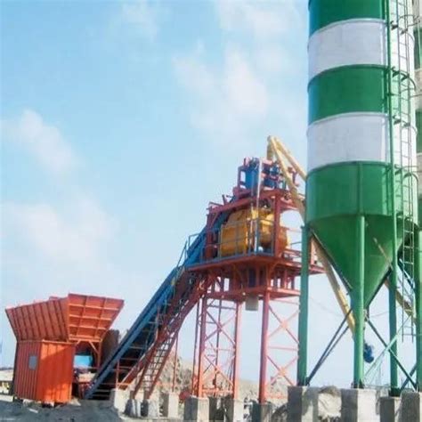 Saini Fully Automatic Rmc Concrete Plant Capacity 1000l At Best Price