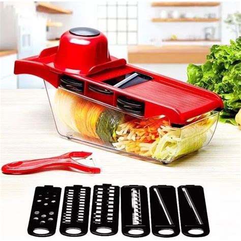 Mandoline Profissional Cozinha Slicer A O Inox Em Fatiador Cortador