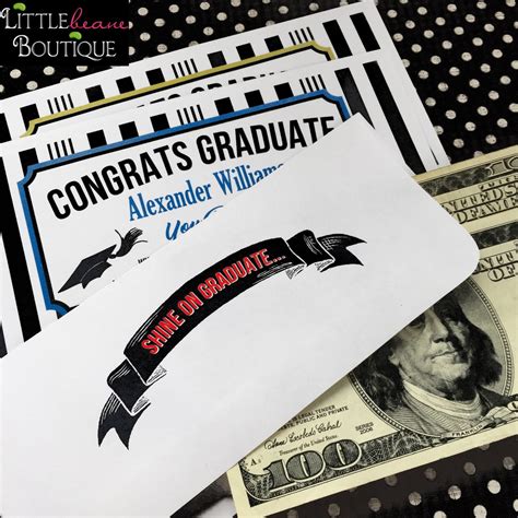 Graduation Money Envelopes Graduation Money Gift High School | Etsy