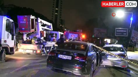 Kadıköy de kontrolden çıkan araç park halindeki otomobile çarptı 2