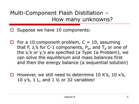 Ppt Multi Component Flash Distillation Powerpoint Presentation Free