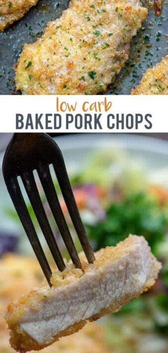 Breaded Baked Pork Chops That Low Carb Life