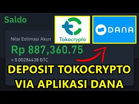 Praktis Cara Deposit Tokocrypto Lewat Dana Cuma Menit Youtube