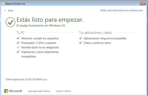 Windows 10 Problemas De Compatibilidad Al Actualizar Desde Windows 7