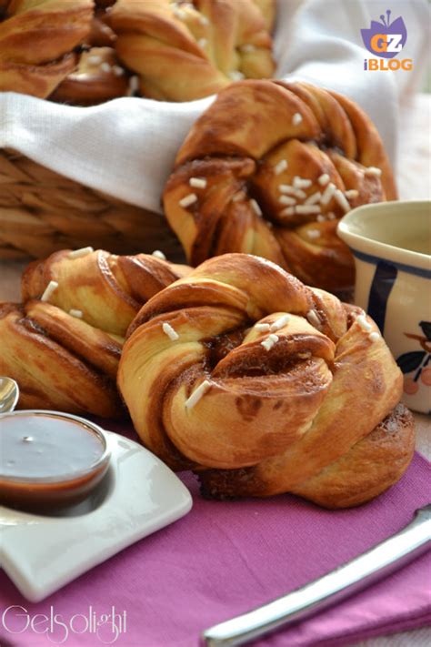 Girelle Di Pan Brioche Con Crema Di Cacao E Nocciole Lievito Madre