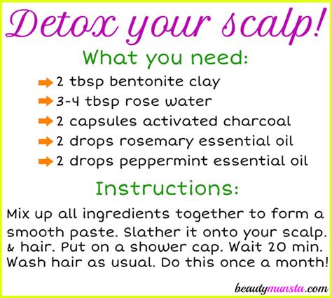 DIY Activated Charcoal Scalp Treatment | Detox Your Scalp! - beautymunsta - free natural beauty ...