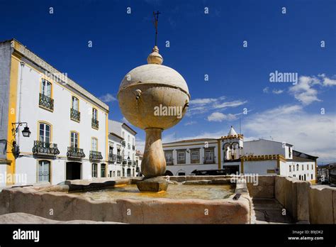 Portugal Region Alentejo Evora Largo The Portas De Moura Renaissance