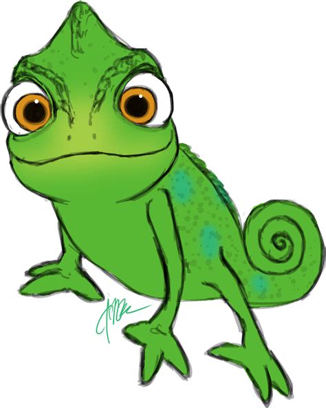 Gecko Clipart Face Lizard From Tangled Png Download Full Size Clipart 142556 Pinclipart