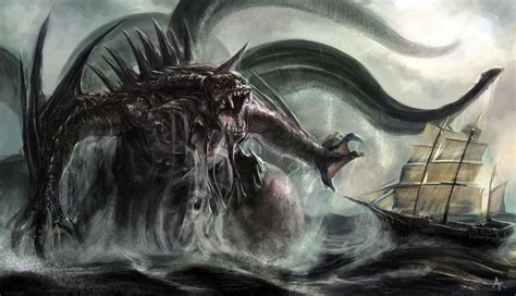 Mabuart Deviantart Art Kraken