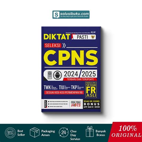 Jual Buku Diktat Pasti Tes Seleksi ASN CPNS 2024 2025 C Klik Media