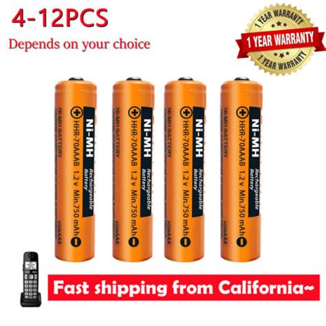 Panasonic Ni MH AAA 1 2V 750mah Cordless Phones Rechargeable Battery