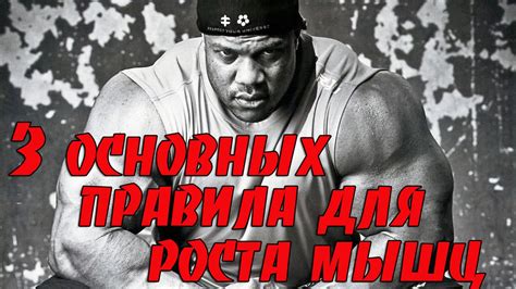 Условия роста мышц - YouTube
