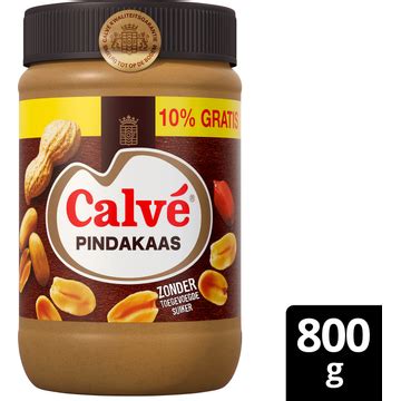 Calvé Pindakaas Regular 800 g bestellen Jumbo