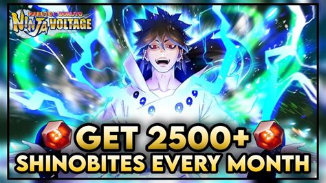 How To Get 2500 Shinobites Every Month For FREE NO HACK June 2021