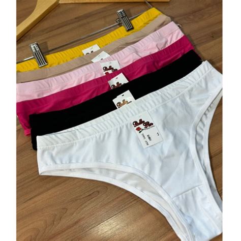 Kit Calcinhas Lingerie Tang O Conforto B Sica Shopee Brasil
