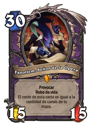 Fanottem Señor de la Ópera Biblioteca de cartas de Hearthstone