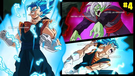 VEGETTO BLUE vs ZAMASU FUSIÓN DRAGON BALL SUPER MANGA 23 y 24 YouTube