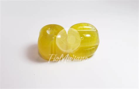 Pitanga GG Amarelo Transparente FioMurano