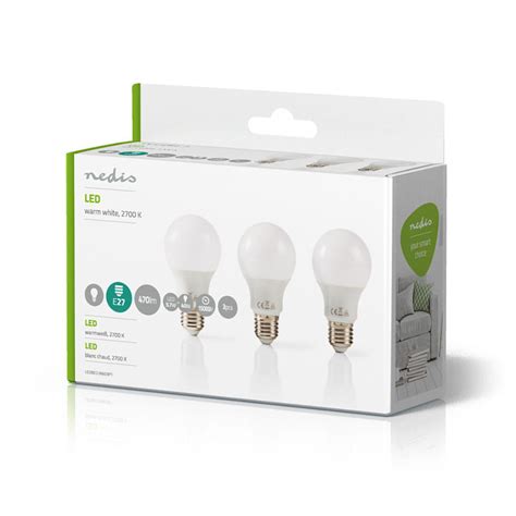 LED-Lampe E27 | A60 | 5.7 W | 470 lm | 2700 K | Warmweiss | Matte lampe ...